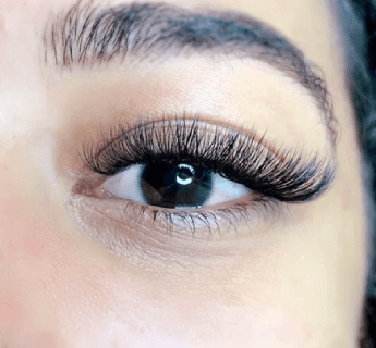 Result after the Volume Lash Extension treatment at Flutter and Wink in Vancouver, Washington.