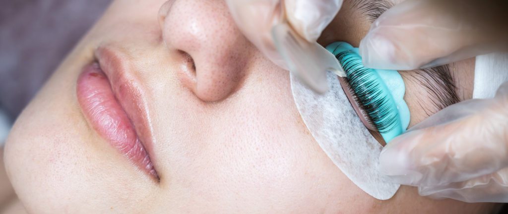 Woman getting lash lift treatment | Get Lash Lift, Tints and Brow Laminations at Flutter and Wink in Vancouver, Washington