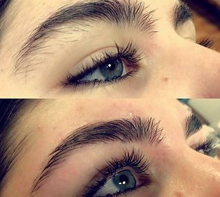Before and After the treatment of Waxing and Threading at Flutter and Wink in Vancouver, Washington
