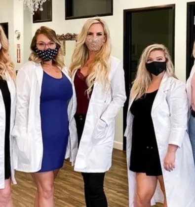 Doctors wearing masks and standing pose | Get skincare treatment at Flutter and Wink in Vancouver, Washington